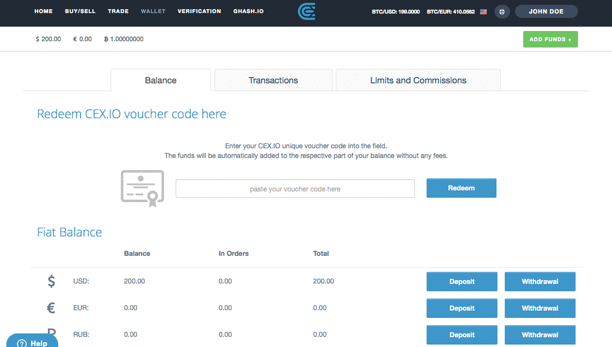 bitocin sell no minimum